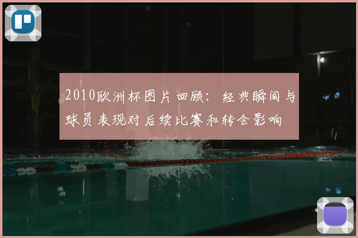 2010欧洲杯图片回顾：经典瞬间与球员表现对后续比赛和转会影响